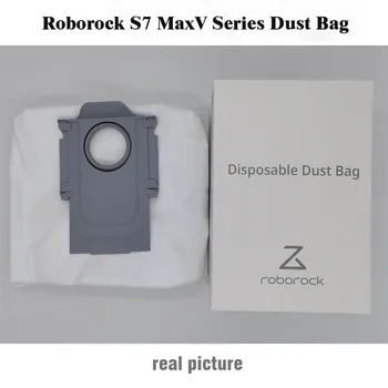 Originalus Roborock S7 MaxV Ultra Dulkių Maišelis dulkių siurblys Vienkartiniai dustbag Dalys automatinių dulkių surinkimo & charg stendas - Nuotrauka 2  