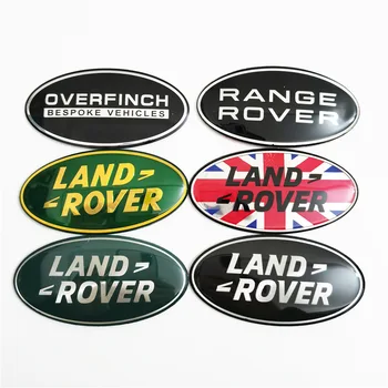 1Pcs Aliuminio Lydinio Automobilių Lipdukai Ženklelio Lipdukai Reikmenys Land Rover Range Rover Freelander 