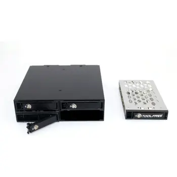 TOOLFREE 4 x 2,5 colių Optinis įrenginys Bay 6G 12G SATA užrašas 6Gbps/MiniSAS HDD Rėmelis Mobile Rack SATA Kietojo Disko Dėžutė Dėklas Stotis - Nuotrauka 2  