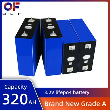 LiFePO4 320AH 3.2 V A Klasės Ličio Geležies Fosfato Baterijos 4/8/16/32PCS 