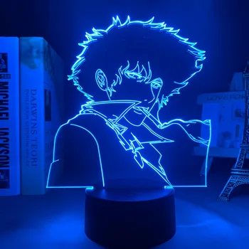 Led Nakties Šviesos Lempos Anime Kaubojus Bebop Spike Spiegel 