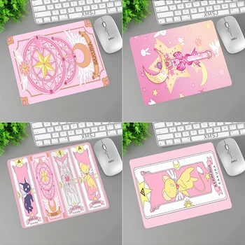 Mažos Pelės Mygtukai Rožinė Magic Wand Anime Pelės Padas Guminis Žaidimų Priedai Nešiojamas Žaidimų Klaviatūra Office 