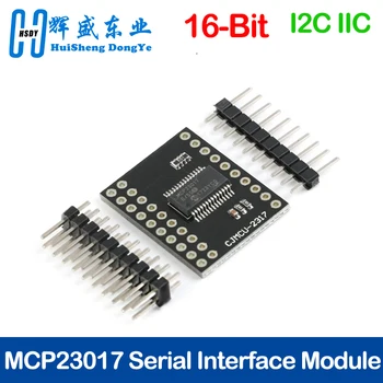 MCP23017 Serial Interface Modulis IIC I2C SPI MCP23S17 Dvikryptis 16-Bitų I/O Expander Smeigtukai 10Mhz Serial Interface Modulis - Nuotrauka 1  