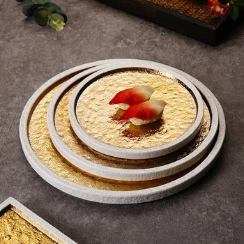 Japoniško stiliaus Auksu Suši Plokštelės Grilis Plokštės Sashimi Plokštė Keramikos Butas Suši Plokštės Virtuvės, Valgomojo Stalo - Nuotrauka 1  