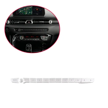 Automobilių Stiliaus Automobilis Centrinis Valdymo Mygtukas Apdaila Toyota GR Supra A90 2019-22 Lydinio Nuorodų Skaičius Mygtuką Lipdukai Automobilio Apdaila - Nuotrauka 1  
