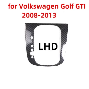Tinka Golf 6 2008-2012 m. GTI MK6 R Scirocco 2009-2016 Automobilių Reikmenys Anglies Pluošto Pavarų Skydelis Asmenybės Automobilių Lipdukas ABS - Nuotrauka 1  