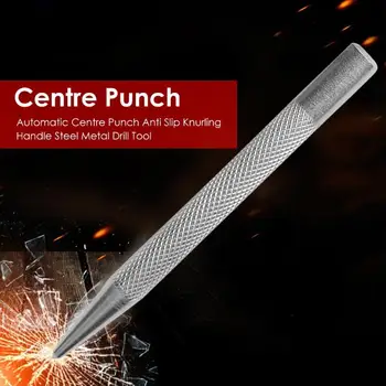 Super Stiprus Automatinis Centras Punch Anti Slip Knurling Rankena Plieninė Spyruoklinė Pakrauta Metalo Gręžimo Ženklu Centras Punch Įrankis - Nuotrauka 1  