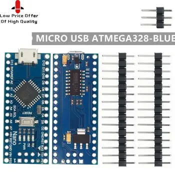 1Pcs Mini/Tipas-C/Micro USB Nano 3.0 Su įkrovos tvarkyklę suderinama Nano valdytojas minėto sprendimo arduino CH340 USB tvarkyklės 16Mhz ATMEGA328P - Nuotrauka 2  