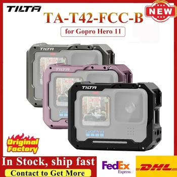 TILTA TA-T42-FCC Pilnas Kameros Narve GoPro HERO11 Titano Pilka Juoda Rausva Tvirtinimo Apkaba, Filtras, Dėklas Adapterio Žiedas - Nuotrauka 1  