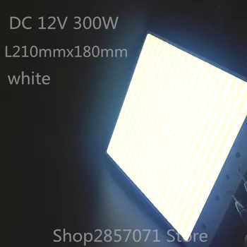 300W 12V Itin Šviesus COB LED Baltos Juostelė automobilių Šviesos Lempos šaltinis Chip didelis dydis L210mmx180mm apšvietimo projektą, 2000ma, 