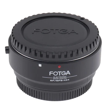 FOTGA Elektroninių Automatinis Fokusavimas AF Adapteris, Objektyvo Žiedas Canon EF-S objektyvas Sony NEX E Mount A7 A7R - Nuotrauka 1  
