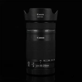 SLR objektyvą apsauginės plėvelės Canon EF-S 55-250 f4-5.6 IS STM Objektyvas Gynėjas Anti-scratch Lipdukas Lipdukas Objektyvas Wrap Filmas - Nuotrauka 1  