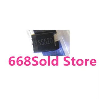 SS520 SR5200 SB5200 5A 200V PADARYTI-214AB SMC Chip Schottky diodas 0.23 - Nuotrauka 1  