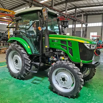 90hp 4WD Aukštos Kokybės žemės Ūkio Traktorių Su Kabina - Nuotrauka 1  