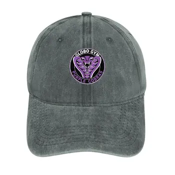 Globo gimnastikos violetinė kobras derlius logotipas Kaubojaus Skrybėlę Laukinių Kamuolys Skrybėlę vakarų Skrybėlę Prabanga Moteris vyriški - Nuotrauka 2  