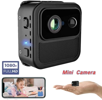 DIXSG R9 4K Wifi Mini Kamera, Naktinio Matymo Mobilųjį Telefoną Nuotoliniu Stebėti Belaidžio Tinklo Kameros, Namų Bodycam Teisėsaugos - Nuotrauka 1  