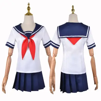 Žaidimas Ayano Aishi Cosplay Kostiumų Yandere Simuliatorius Yandere Chan Sailor Kostiumas Mergaitėms Jk Uniformos, Kostiumai Helovinas Šalis - Nuotrauka 2  