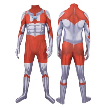 Ultraman Cosplay Kostiumų Suaugusiems Vaikams Ultraman Kostiumas Zentai Superhero Helovinas Bodysuit - Nuotrauka 1  