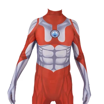 Ultraman Cosplay Kostiumų Suaugusiems Vaikams Ultraman Kostiumas Zentai Superhero Helovinas Bodysuit - Nuotrauka 2  
