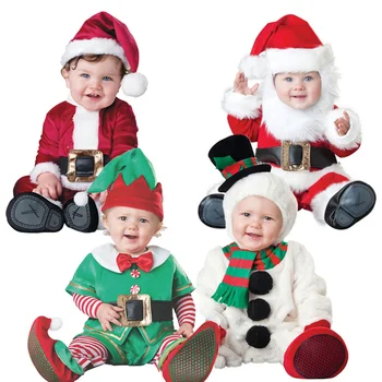 Snailify Santa Baby Kostiumas Kūdikiams Sniego Kostiumas Kalėdų Elf Bamblys Kostiumas Happly Naujųjų Metų Kalėdų Senelis Cosplay Naują Atvykimo - Nuotrauka 1  