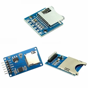 Micro SD Modulis SPI Saugojimo Plėtros Valdybos 5V 3.3 V, Micro SD TF Kortelė 6 Smeigtukai Atminties Shield Modulis Arduino - Nuotrauka 1  