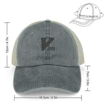Minimalistinis Vim Logotipą, Juoda Klasikiniai Marškinėliai Kaubojaus Skrybėlę Kepurės Sporto Kepurės Derliaus Dropshipping Bžūp Moterų Vyrų - Nuotrauka 2  
