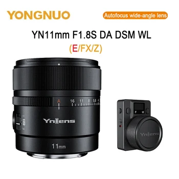 YongNuo YN11mm F1.8S DA DSM WL Auto-Focus APS-C Fotoaparato objektyvą Ultra Plataus Kampo objektyvas Sony E ZEV-10 A6500 Serijos Prijungti vaizdo Kamera - Nuotrauka 1  