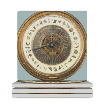 Golden Compass Alethiometer Keramikos Padėkliukai (Aikštė) Taurės kilimėlis taurės nustatyti kawaii Padėkliukai - Nuotrauka 1  