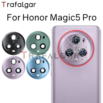 Galiniai Atgal Kameros Stiklo Lęšis Garbę Magic5 Pro Magic 5 Pro Pakeitimas klijuojamas Lipdukas PGT-N19 - Nuotrauka 1  