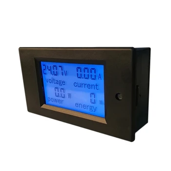 PZEM-031 Skaitmeninis Wattmeter Voltmeter Ammeter DC 6.5-100V 4in1 LCD Įtampa Srovės Elektros Energijos Suvartojimo Skaitiklis - Nuotrauka 2  