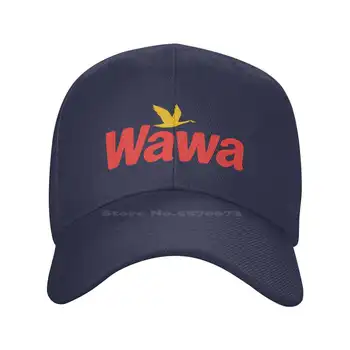 Wawa Logotipas Mados kokybės Džinsinio audinio kepurė Megzta kepurė Beisbolo kepuraitę - Nuotrauka 1  