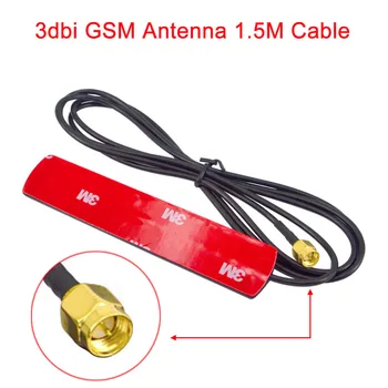 2dbi - 3dbi GSM Antena 824-960Mhz 1710-1990Mhz SMA Male plug GSM Antenų 1.5 M Laidas - Nuotrauka 1  