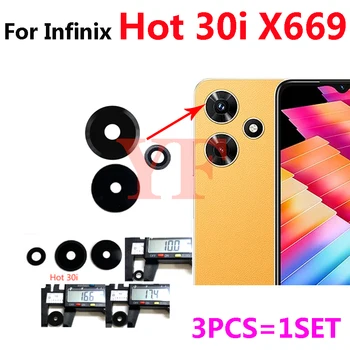 Už Infinix Karšto 30i NFC X669 X669C X669D Galiniai Atgal Kameros Stiklo Objektyvo Pakeitimas klijuojamas Lipdukas - Nuotrauka 1  